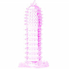 BAILE - PENIS SHEATH WITH PINK STIMULATING POINTS 14 CM - Amore24