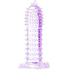 BAILE - PENIS SHEATH WITH STIMULATING POINTS PURPLE 14 CM - Amore24