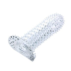 BAILE - PENIS SHEATH WITH TRANSPARENT STIMULATING POINTS 14 CM - Amore24