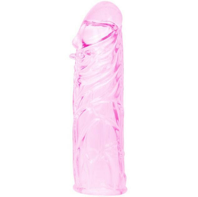 BAILE - PINK STIMULATING SILICONE PENIS COVER 13 CM - Amore24
