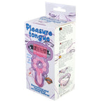 BAILE - SILICONE RING 10 TONGUE RHYTHMS WITH PINK VIBRATION - Amore24