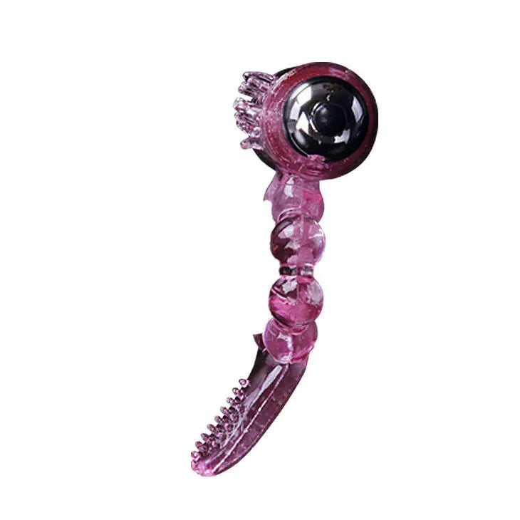 BAILE - SILICONE RING 10 TONGUE RHYTHMS WITH PINK VIBRATION - Amore24