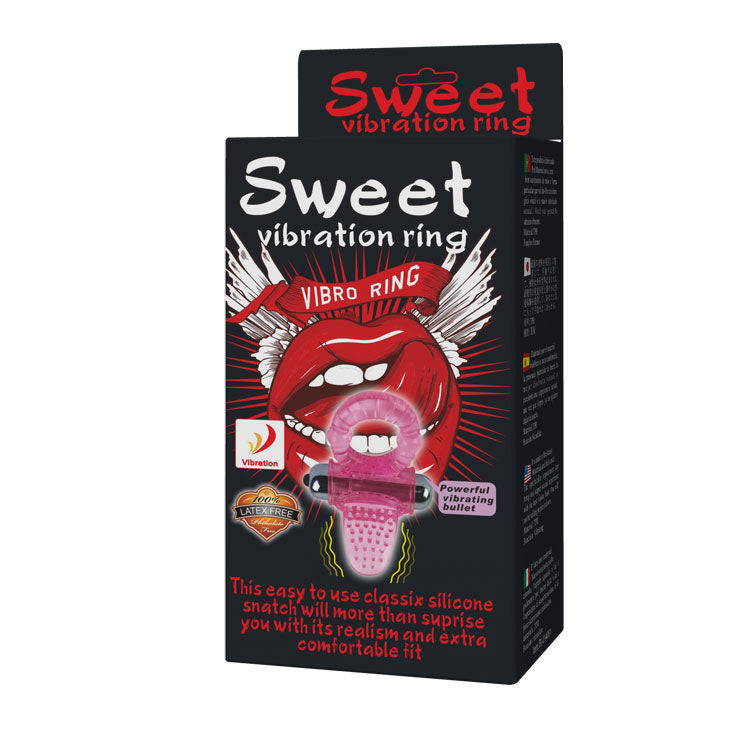 BAILE - SWEET ABS 10 RHYTHMS RING PINK VIBRATOR PENIS RING - Amore24