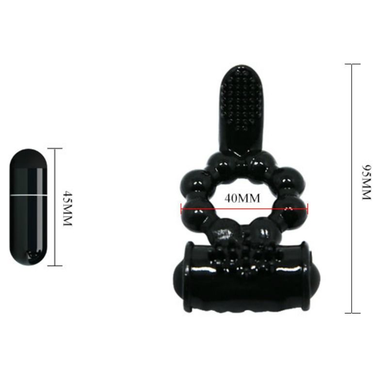 BAILE - SWEET RING RING WITH DOUBLE STIMULATOR - Amore24