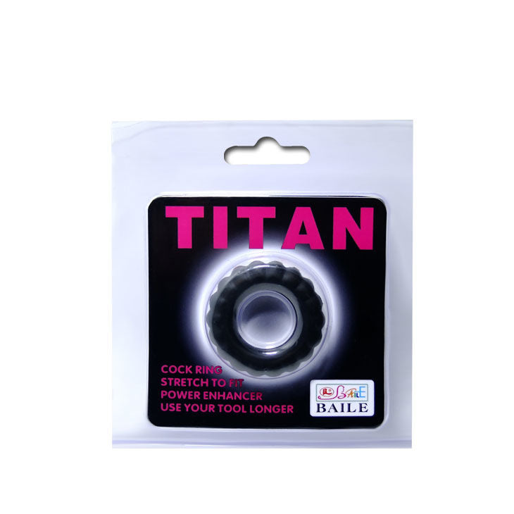 BAILE - TITAN COCKRING BLACK 2 CM - Amore24