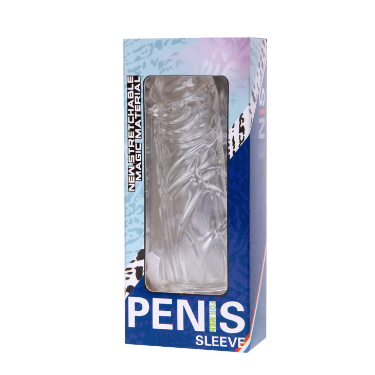 BAILE - TRANSPARENT SILICONE PENIS COVER 13 CM - Amore24