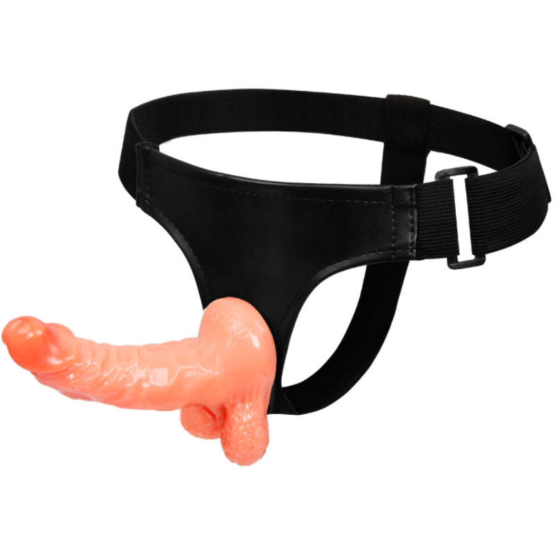 BAILE - HARNESS WITH REALISTIC PENIS AND ULTRA PASSIONATE ADJUSTABLE PANTIES 15.5 CM - Amore24