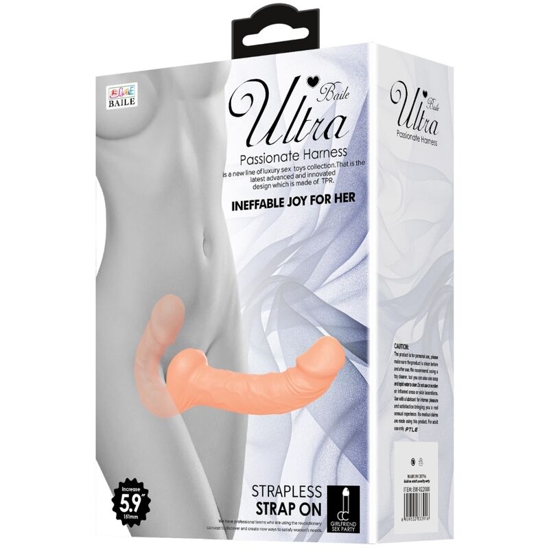 BAILE - ULTRA PASSIONATE DILDO WITH HARNESS WITHOUT SUPPORT - Amore24