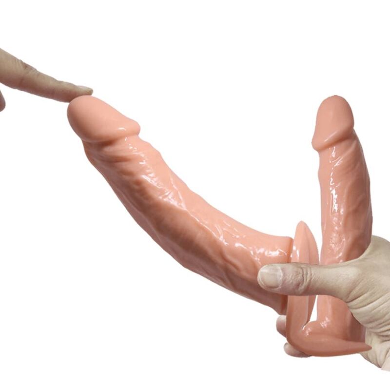 BAILE - ULTRA PASSIONATE DOUBLE DILDOS WITH HARNESS - Amore24