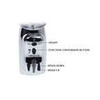 BAILE - AMOUR MISSILE TRANSPARENT ROTATOR 26.5 CM - Amore24