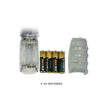 BAILE - AMOUR MISSILE TRANSPARENT ROTATOR 26.5 CM - Amore24