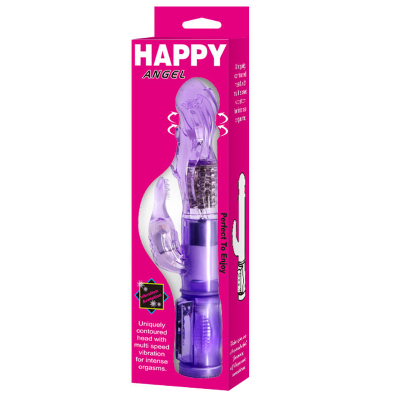 BAILE - MINI ROTATOR WITH RABBIT HAPPY ANGEL LILAC - Amore24