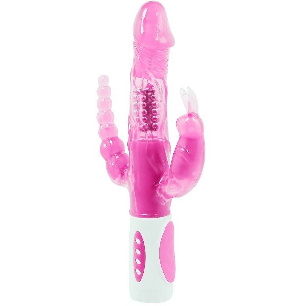 BAILE - PRETTY BUNNY TRIPLE VIBRATOR ROTATOR - Amore24