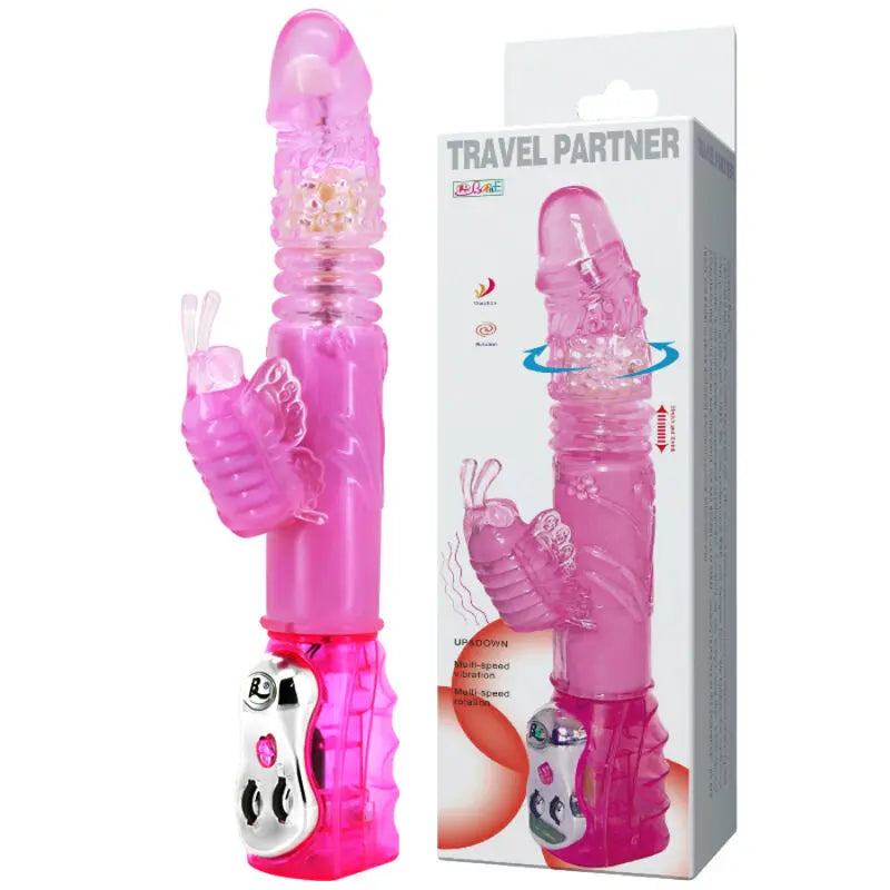 BAILE - TRAVEL PARTNER UP & DOWN ROTATOR RABBIT PINK - Amore24