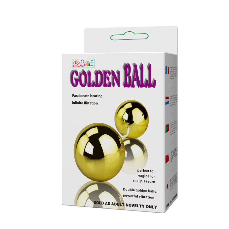 BAILE - GOLDEN CHINESE BALLS VIBRATOR - Amore24
