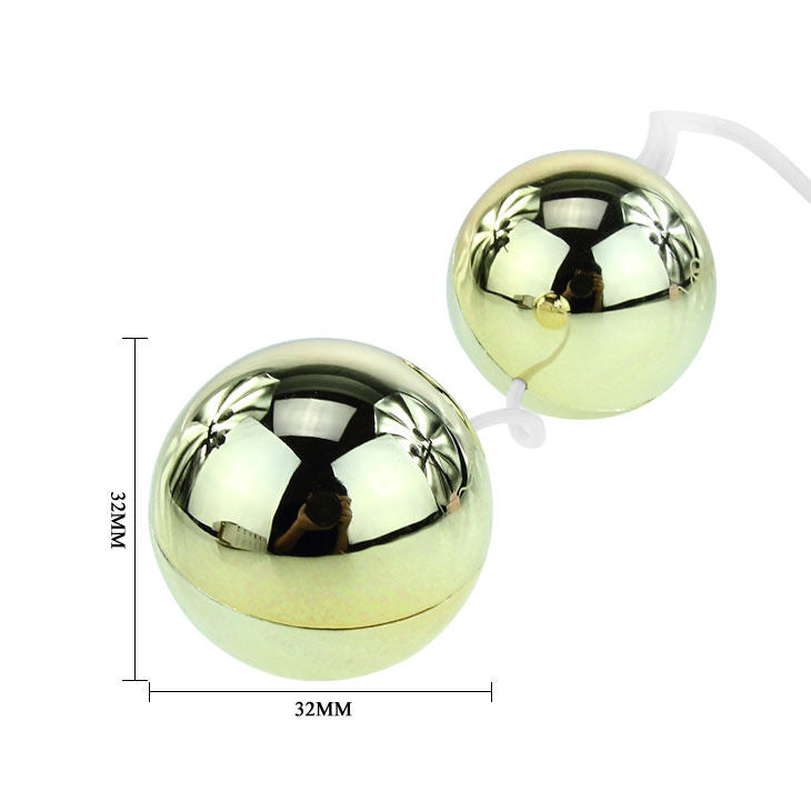 BAILE - GOLDEN CHINESE BALLS VIBRATOR - Amore24