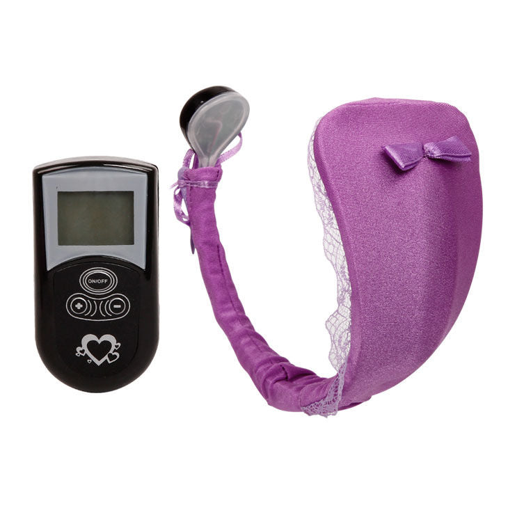 BAILE - THONG WITH VIBRATOR WITH LILAC REMOTE CONTROL - Amore24