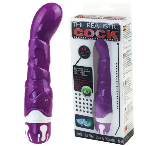 BAILE - REALISTIC COCK 10 RHYTHMS SENSATION VIOLET - Amore24