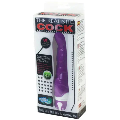 BAILE - REALISTIC COCK 10 RHYTHMS SENSATION VIOLET - Amore24