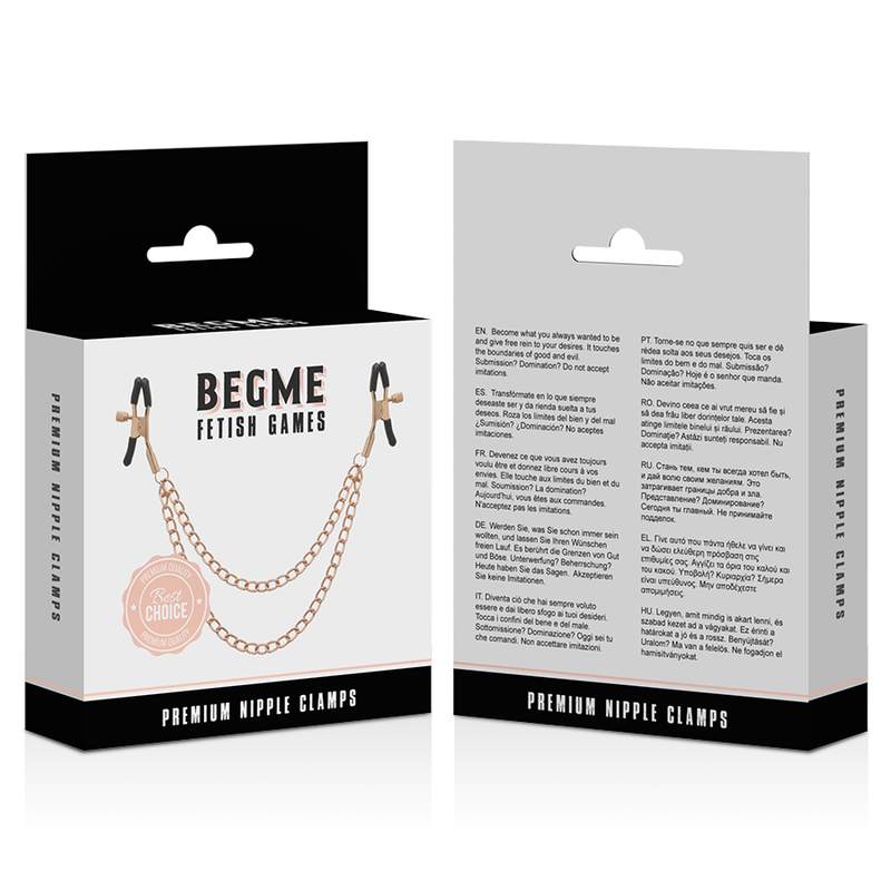 BEGME - BLACK EDITION PREMIUM NIPPLE CLAMPS - Amore24