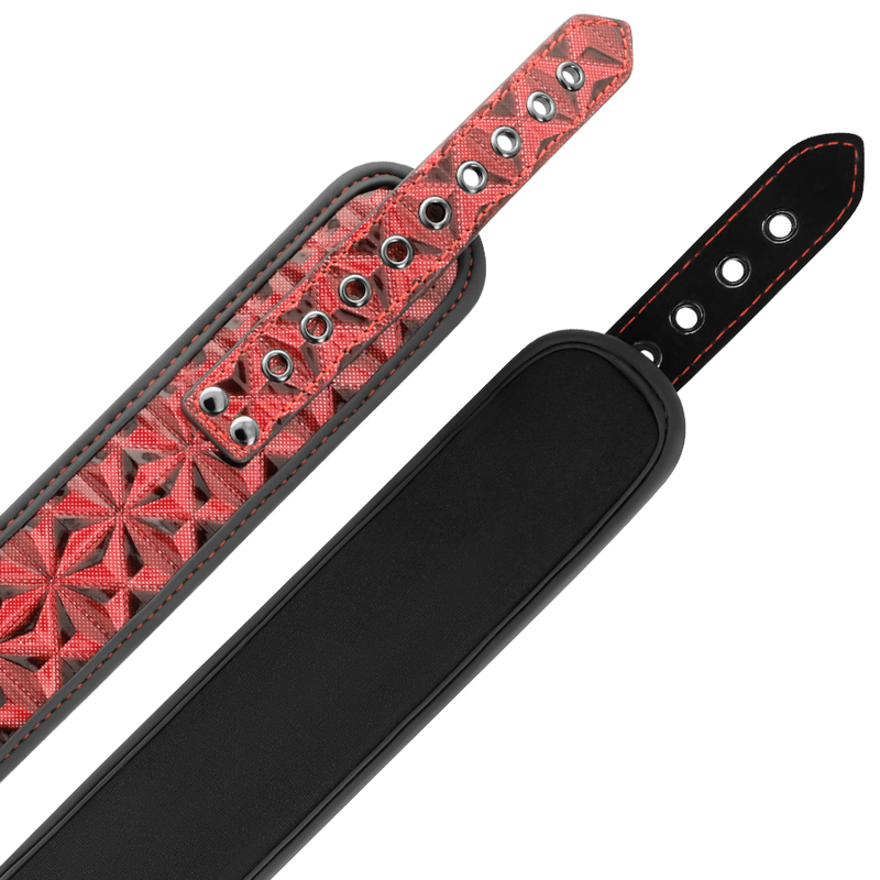 BEGME - RED EDITION COLLAR WITH NIPPLE CLAMPS WITH NEOPRENE LINING - Amore24