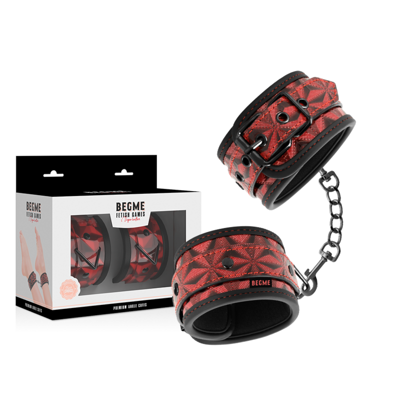 BEGME - RED EDITION PREMIUM ANKLE CUFFS WITH NEOPRENE LINING - Amore24