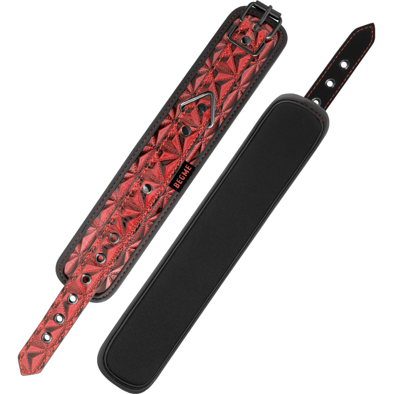 BEGME - RED EDITION PREMIUM HANDCUFFS WITH NEOPRENE LINING - Amore24
