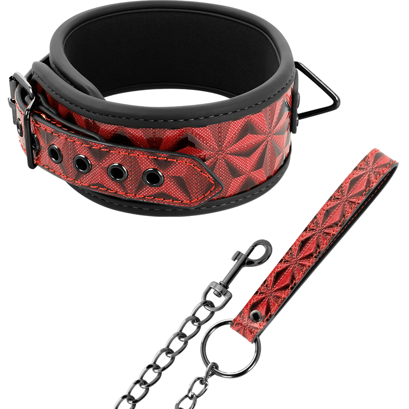 BEGME - RED EDITION PREMIUM VEGAN LEATHER COLLAR WITH NEOPRENE LINING - Amore24