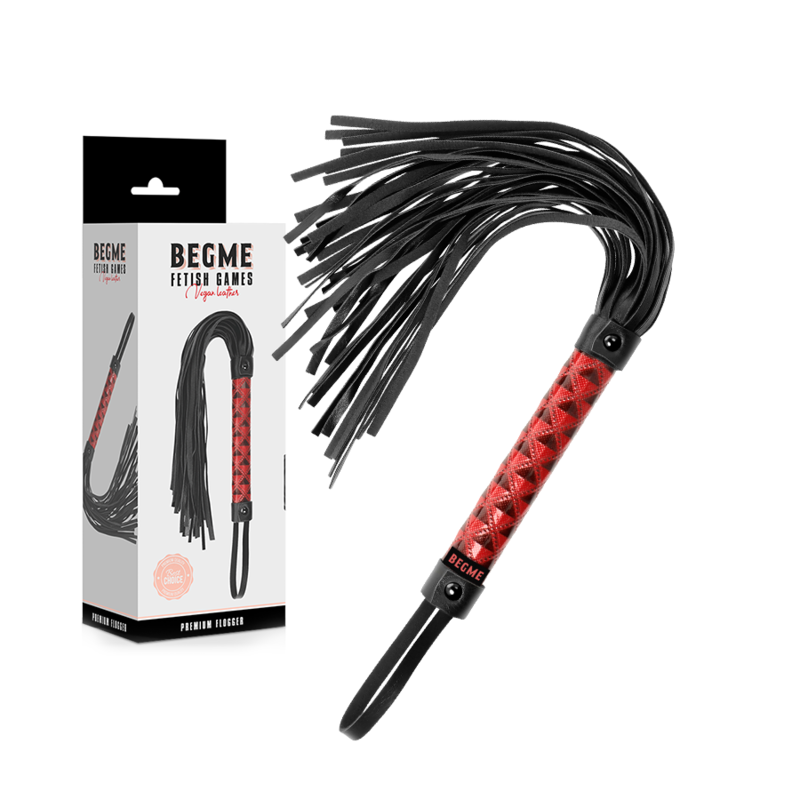 BEGME - RED EDITION VEGAN LEATHER FLOGGER - Amore24