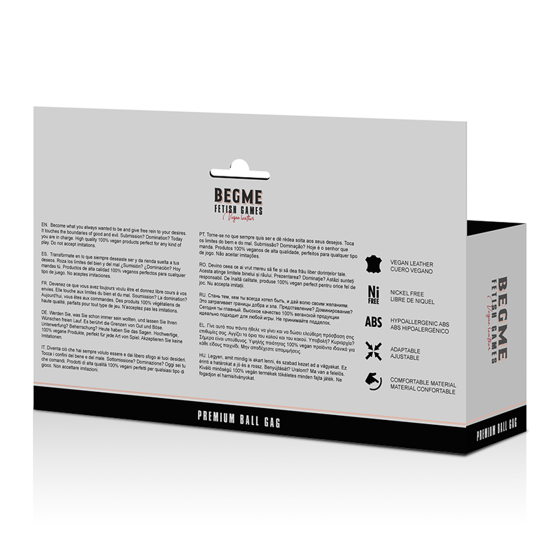 BEGME - RED EDITION VEGAN LEATHER JAW - Amore24
