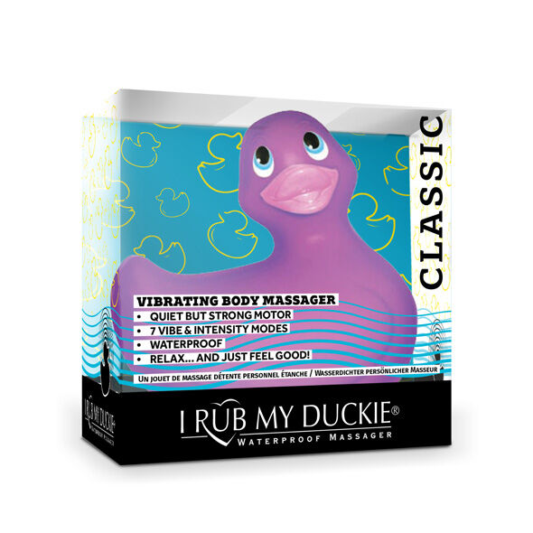 BIG TEASE TOYS - I RUB MY DUCKIE CLASSIC VIBRATING DUCK PURPLE - Amore24