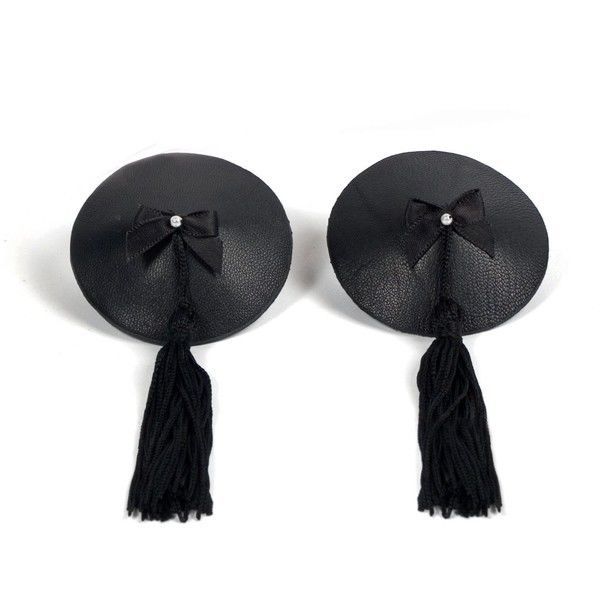 BIJOUX - BURLESQUE BLACK NIPPLE COVERS - Amore24
