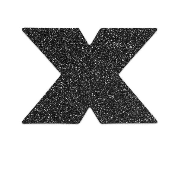 BIJOUX - INDISCRETS FLASH CROSS BLACK NIPPLE CAPS - Amore24