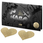 BIJOUX - INDISCRETS FLASH GOLDEN HEART NIPPLE COVERS - Amore24