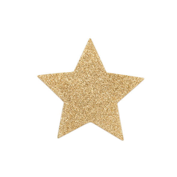 BIJOUX - INDISCRETS FLASH GOLDEN STAR NIPPLE COVERS - Amore24