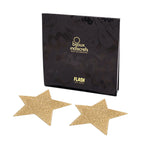 BIJOUX - INDISCRETS FLASH GOLDEN STAR NIPPLE COVERS - Amore24