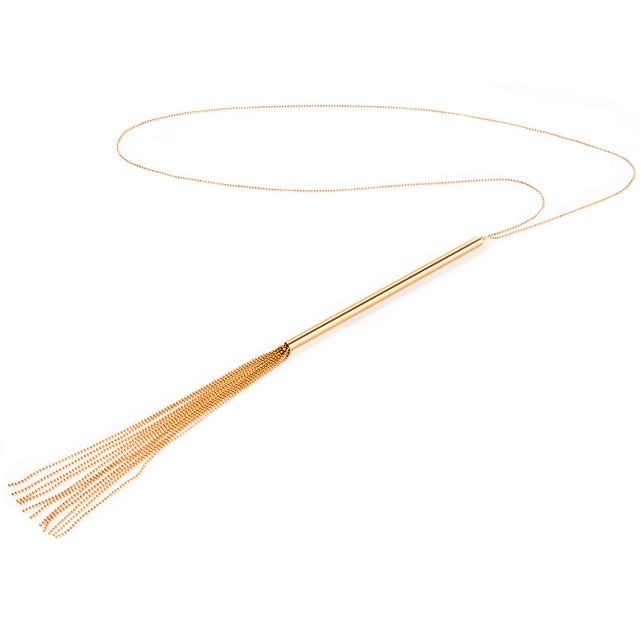 BIJOUX - MAGNIFIQUE METAL CHAIN NECKLACE / WHIP - Amore24