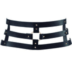 BIJOUX - INDISCRETS MAZE BELT WITH STRAP BLACK - Amore24