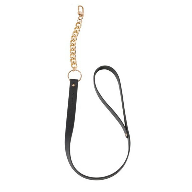 BIJOUX INDISCRETS MAZE - BLACK NECKLACE WITH STRAP - Amore24