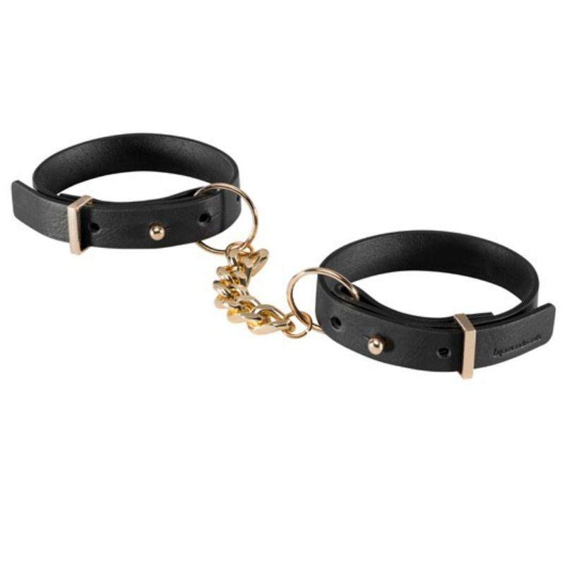 BIJOUX - INDISCRETS MAZE HANDCUFFS BLACK BRACELETS - Amore24