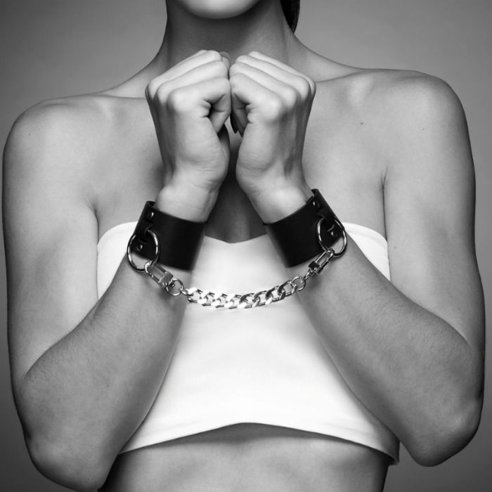 BIJOUX INDISCRETS MAZE - WIDE CUFFS BLACK - Amore24