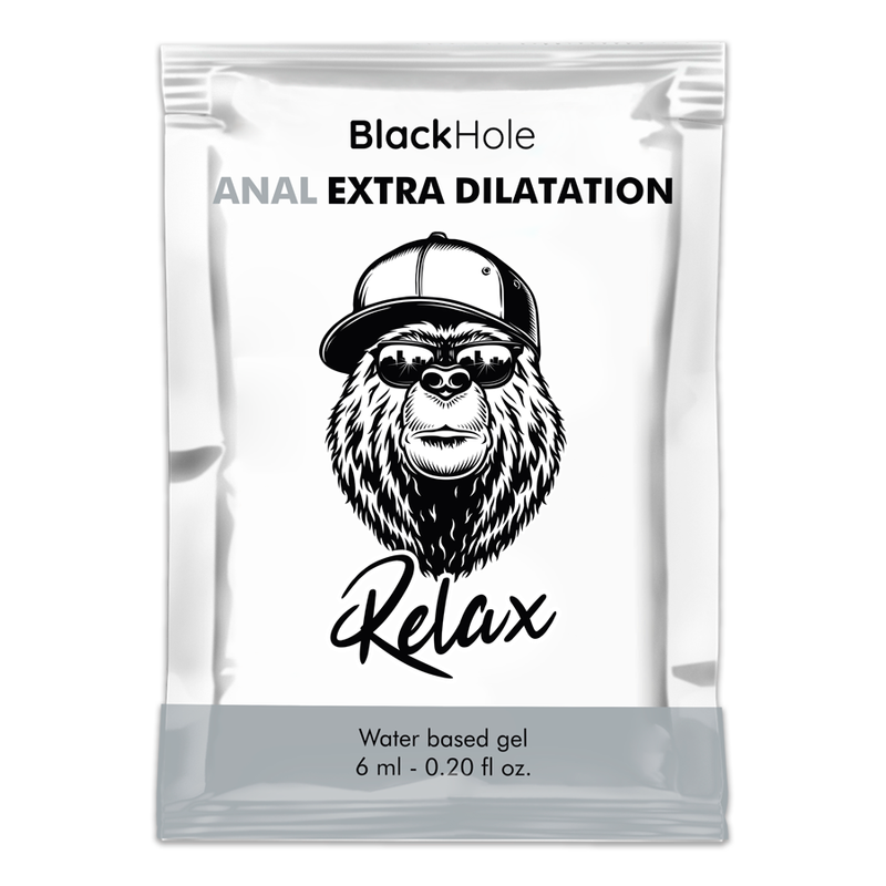 BLACK HOLE - WATER BASED GEL EXTRA DILATATION 6 ML SINGLE DOSE - Amore24
