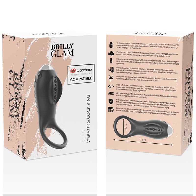 BRILLY GLAM - ALAN COCK RING WATCHME WIRELESS TECHNOLOGY COMPATIBLE - Amore24