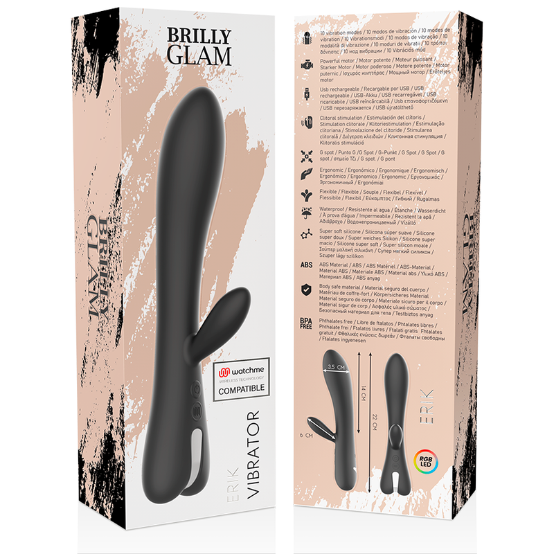 BRILLY GLAM - ERIK VIBRATOR WATCHME WIRELESS TECHNOLOGY COMPATIBLE - Amore24