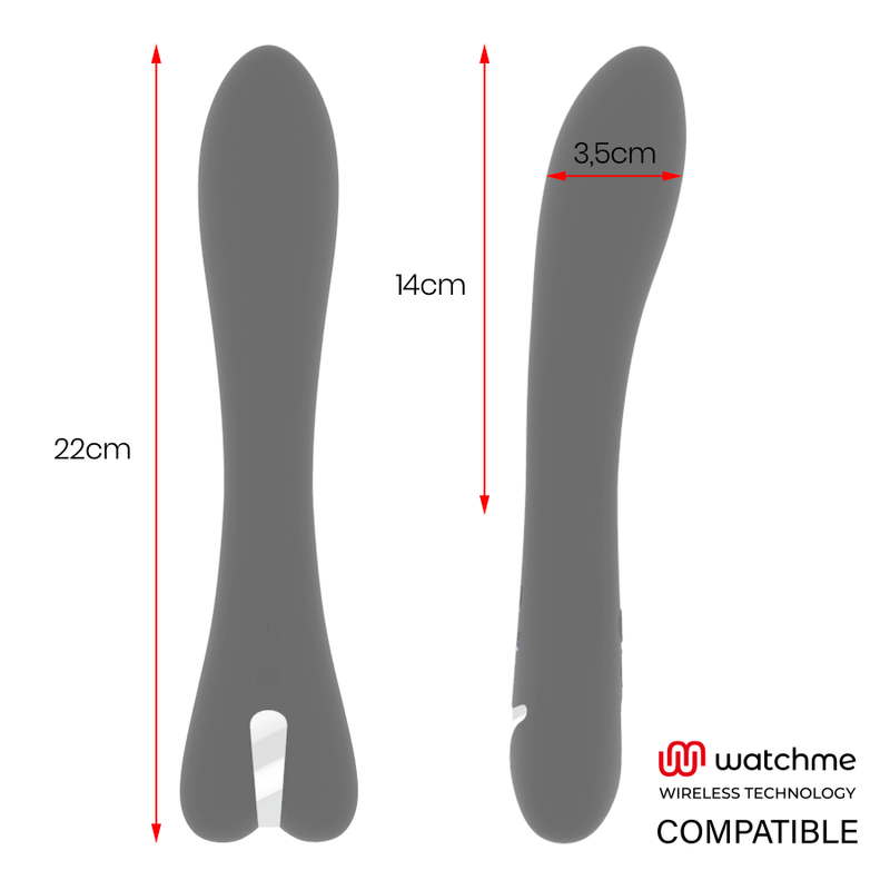BRILLY GLAM - RYAN VIBRATOR WATCHME WIRELESS TECHNOLOGY COMPATIBLE - Amore24