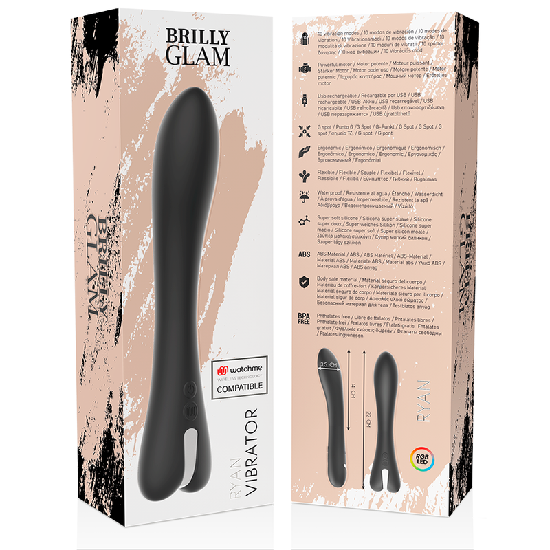 BRILLY GLAM - RYAN VIBRATOR WATCHME WIRELESS TECHNOLOGY COMPATIBLE - Amore24