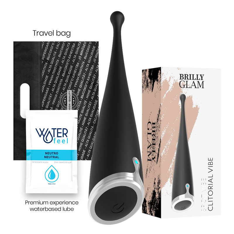 BRILLY GLAM - SPOT VIBE CLITORIAL BLACK - Amore24