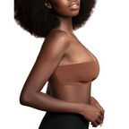 BYE-BRA - BODY TAPE 5 M X 6.5 CM + 3 PAIRS OF NIPPLE COVERS BROWN - Amore24