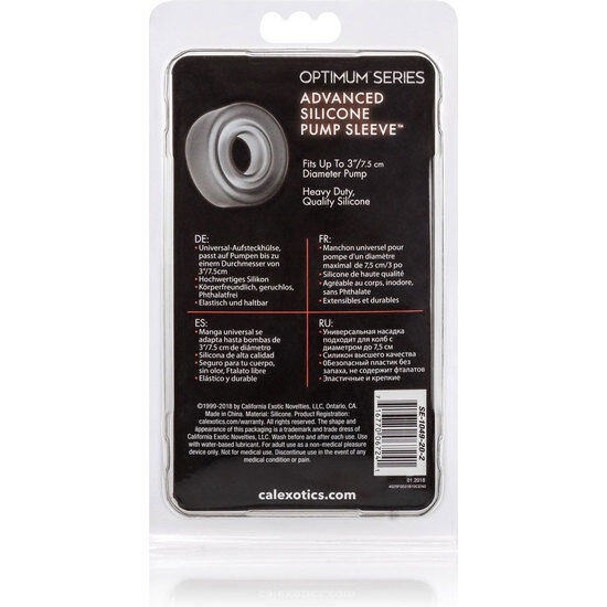 CALEXOTICS - ADV SILICONE PUMP SLEEVE BLACK - Amore24