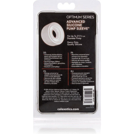 CALEXOTICS - ADV SILICONE PUMP SLEEVE TRANSPARENT - Amore24